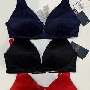 Ralph Lauren Comfort Collection Repeat-logo Wireless T-shirt Bras 34C